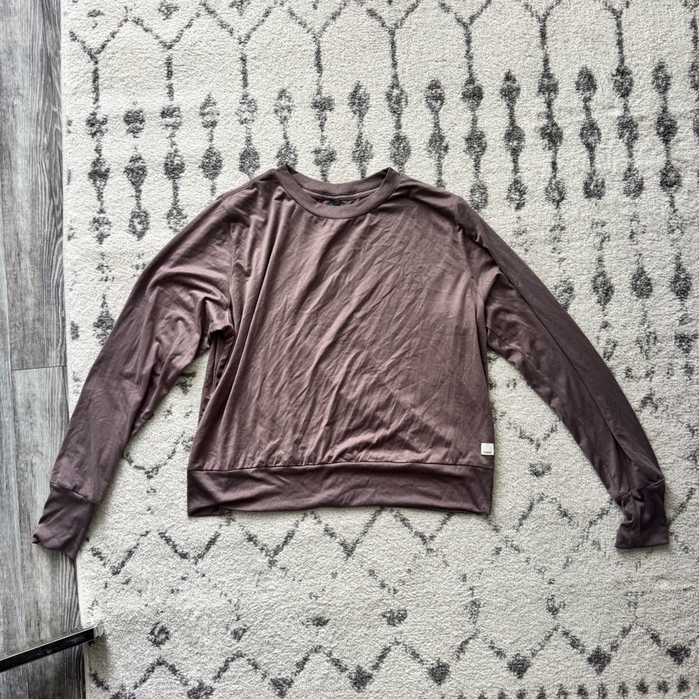 Vuori Purple Long Sleeve Shirt
